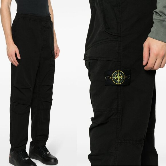 Stone Island Type Re-T Compass Patch Cargo Pants 28